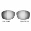 Hkuco Transition/Photochromic Polarized Replacement Lenses For Oakley Fives Squared Sunglasses 